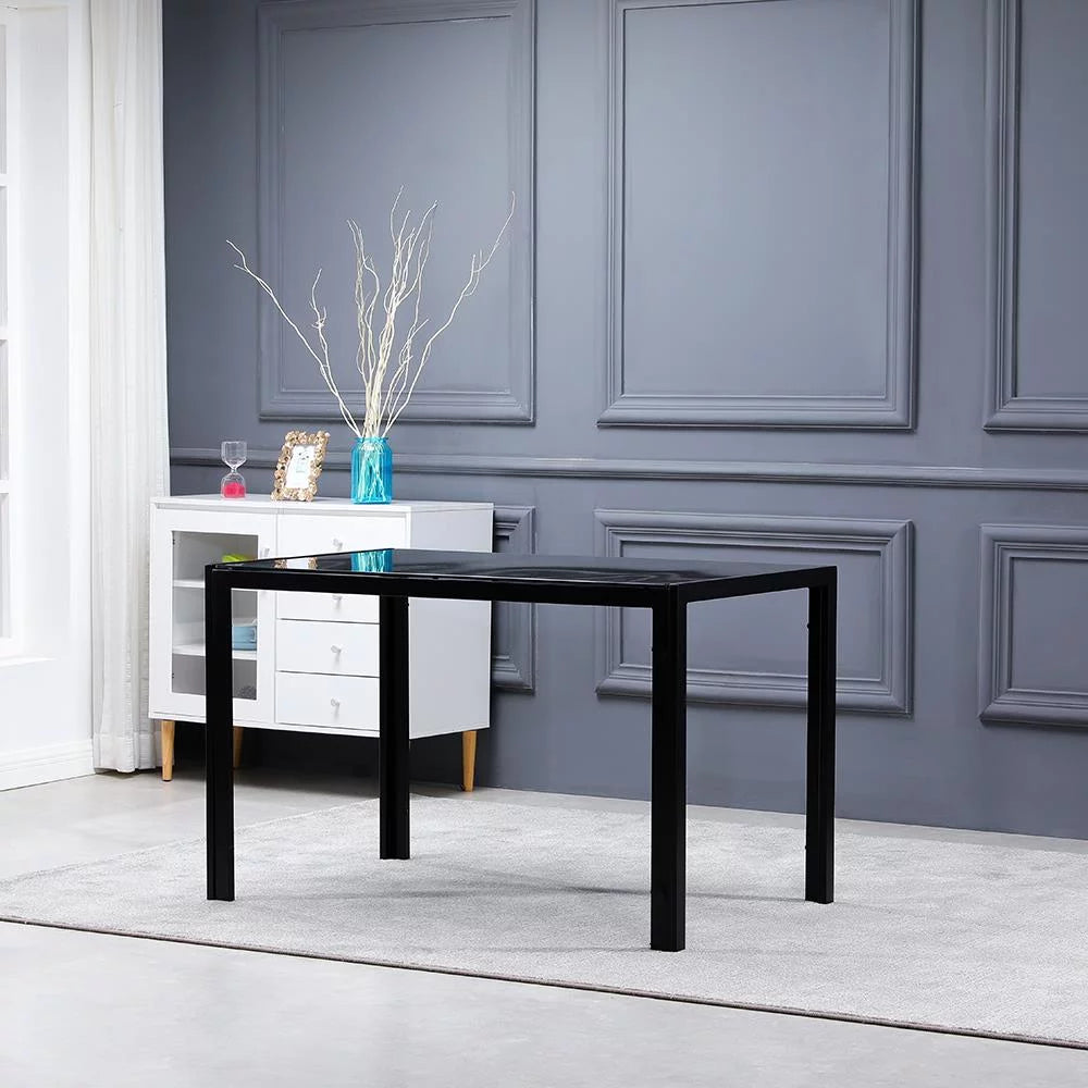 5 Piece Glass Dining Table Set K8687