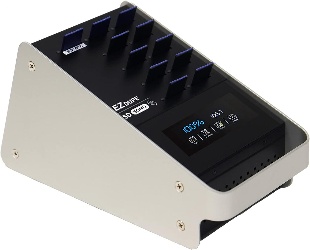 1 to 10 SD MicroSD Card Duplicator with Touch Screen S265