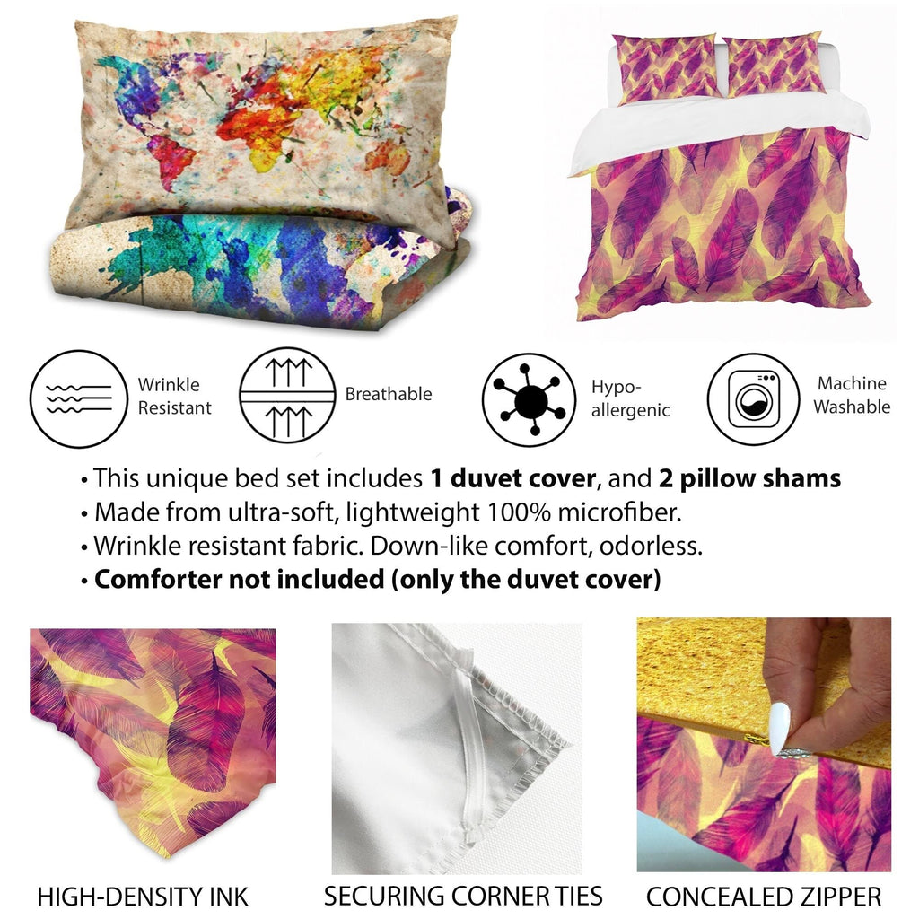 Nautical Coastal Bedding Set Twin Duvet Cover A1992