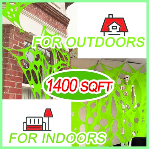 Green 48FT x 4FT Beef Netting Spider Web O64234