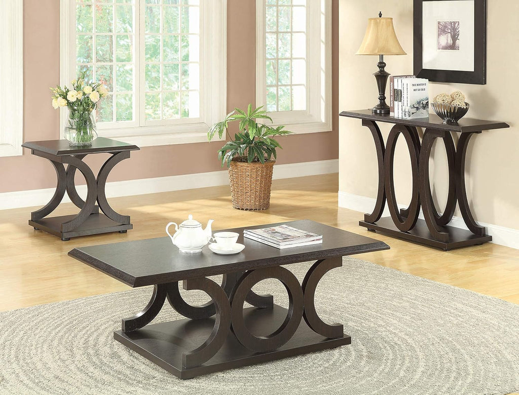 C-Shaped Coffee Table Cappuccino G244