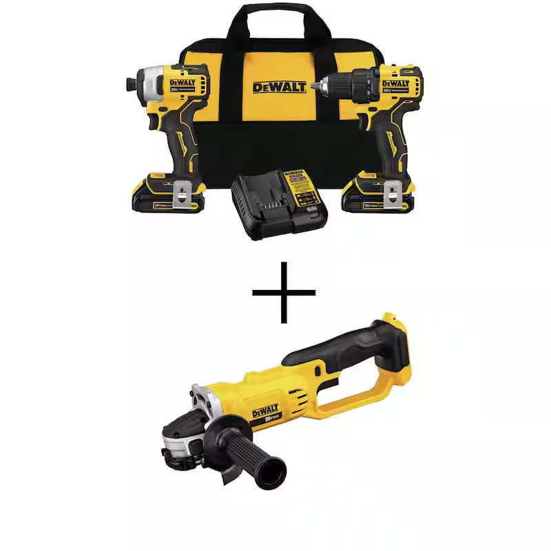 Brushless Cordless Compact Drill/Impact 2 Tool Combo Kit J5550