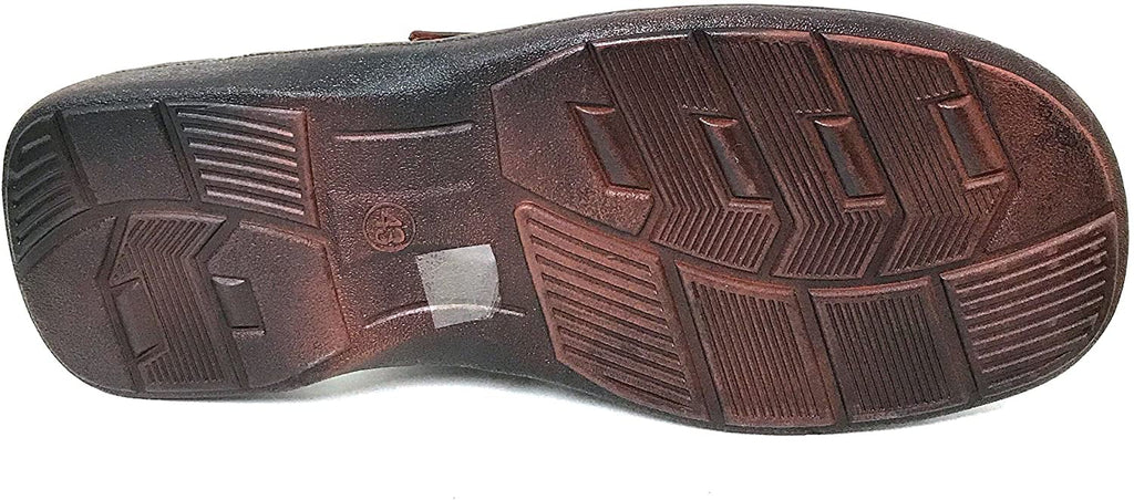 Men's Closed Toe Hook and Loop Sandals I1161