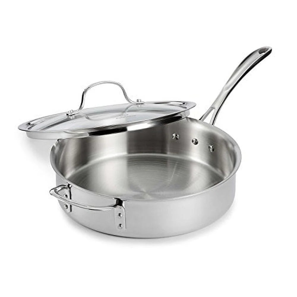 10 Piece Tri-Ply Stainless Steel Cookware Set I146