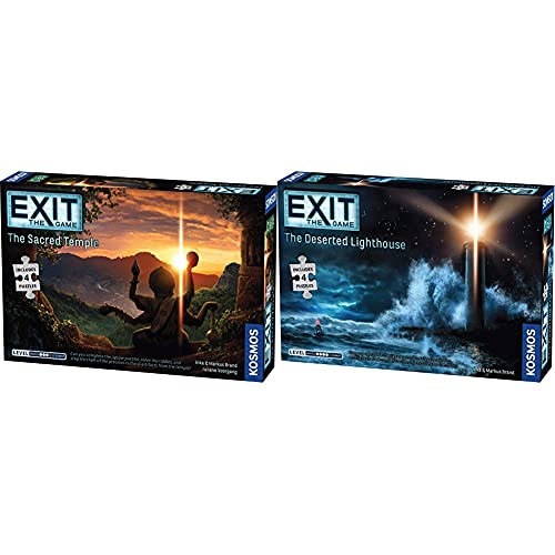 Escape Room in a Box 2-Pack Jigsaw Puzzles 1 to 4 Players E121630