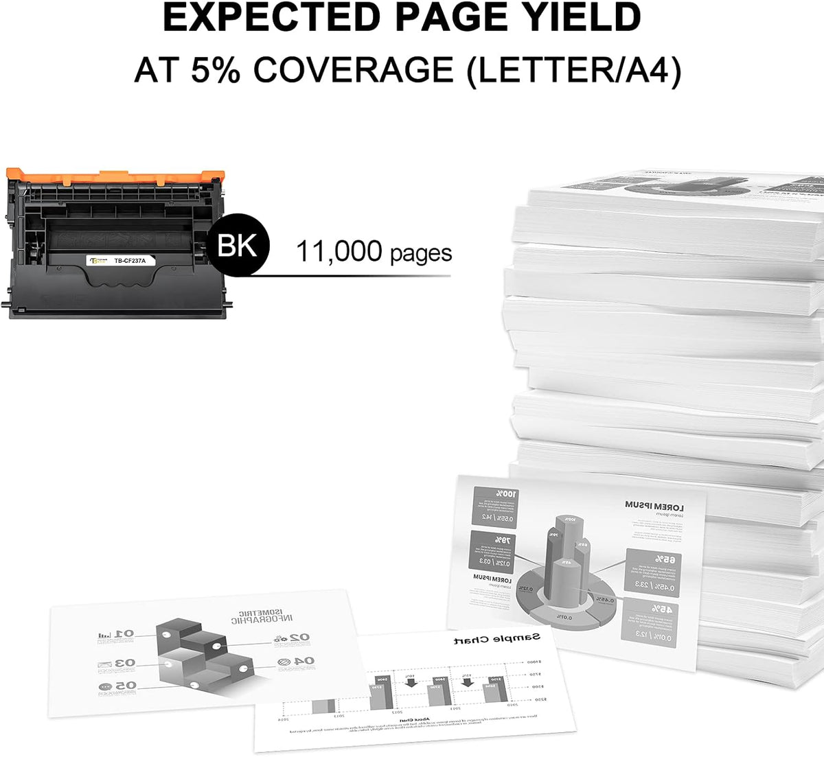 Compatible Toner Cartridge Replacement Black 2-Pack S398