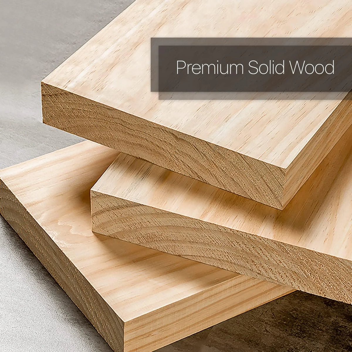 Natural 4 Tier Solid Wood Bookcase F10116