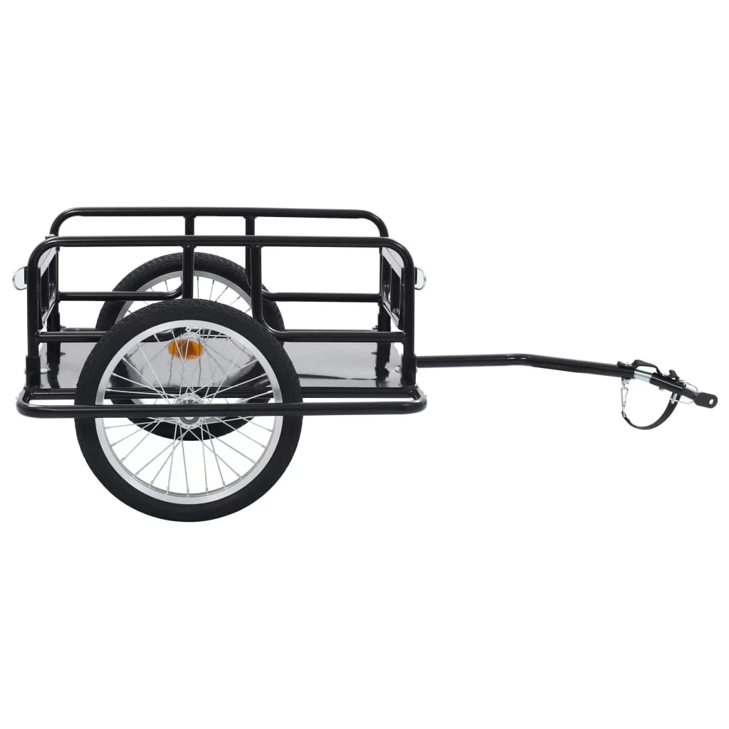 Bike Cargo Trailer Steel Black J3576