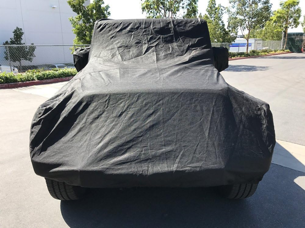 Heavy Duty All Weather Black Car Cover L381551
