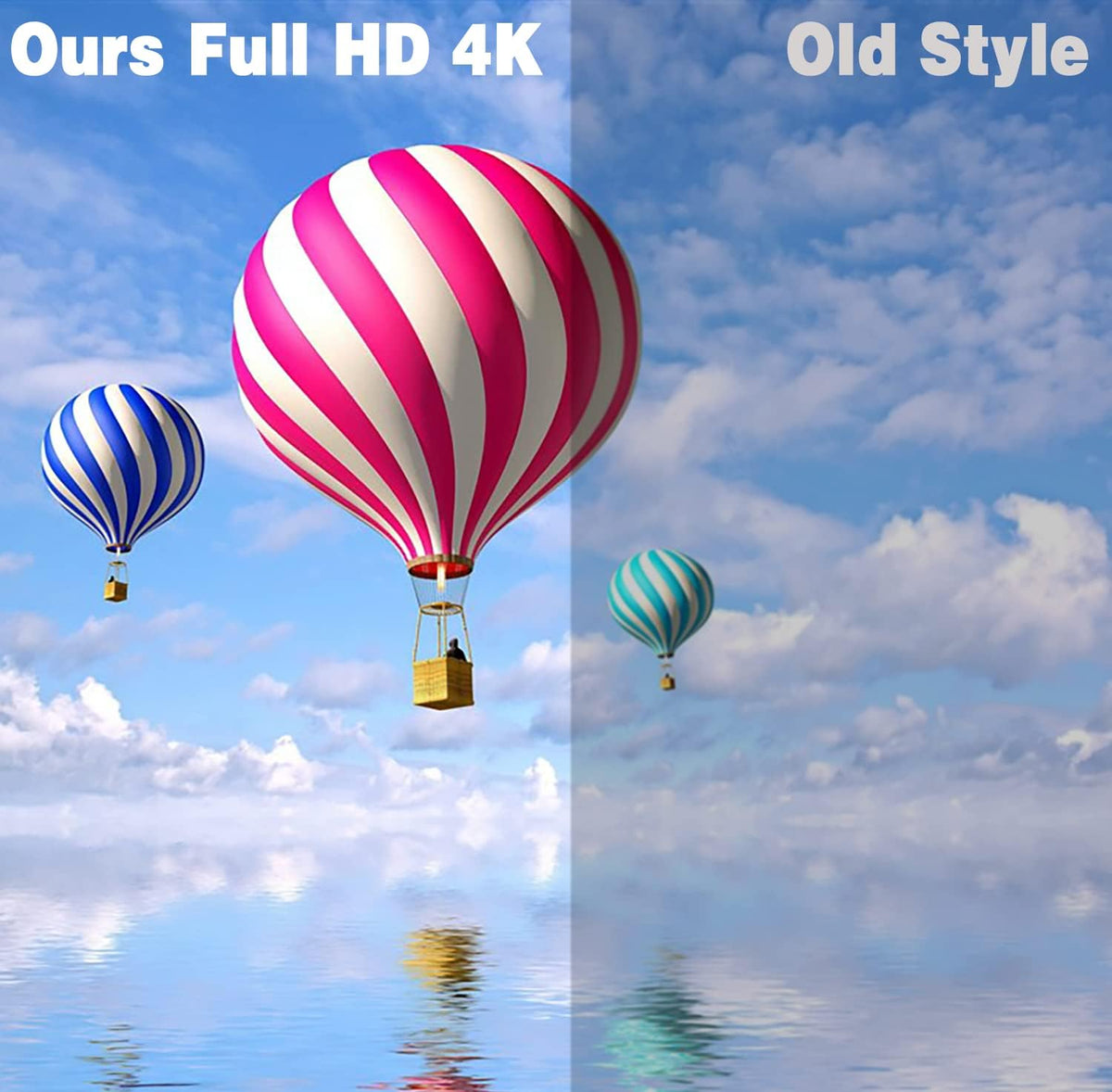 HD Digital TV Antenna 250 Miles Range 4K 1080p 18ft Coax Cable Pack of 2 V850