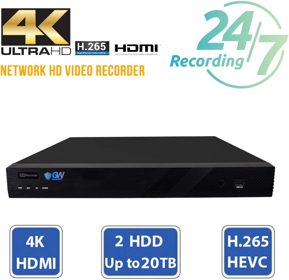 16 Channel 4K NVR 5MP Security Camera System with 4TB Hard Drive N2892
