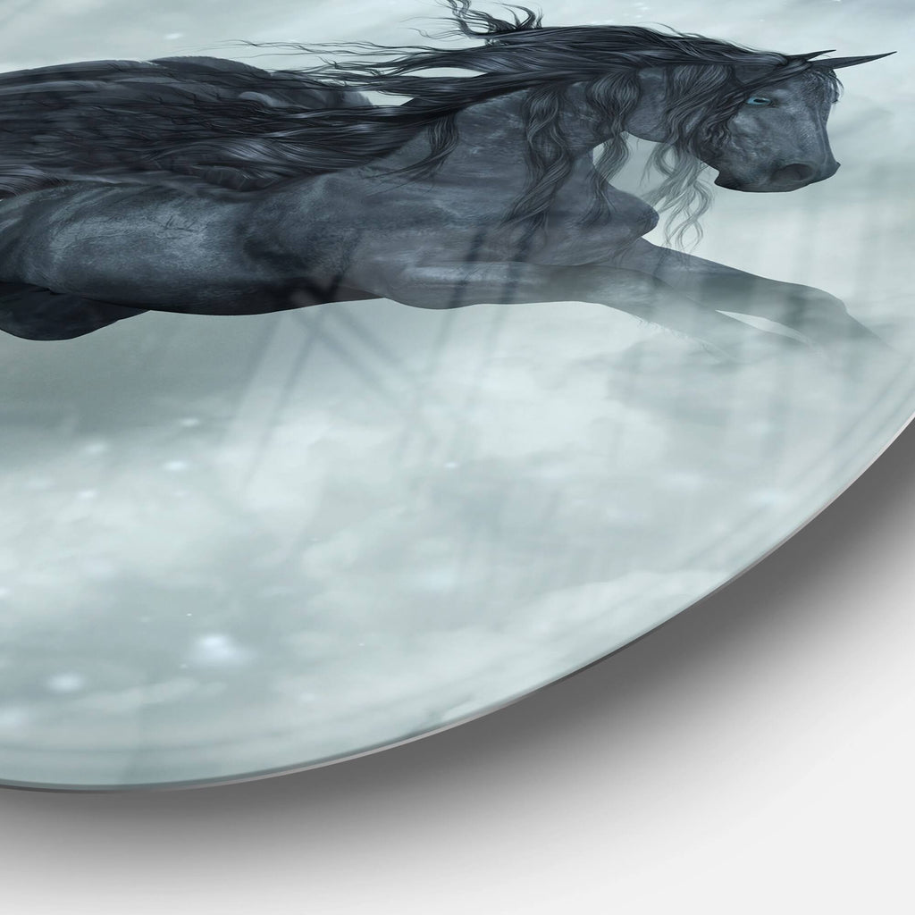 Gray Graphic Art Print on Metal V9145