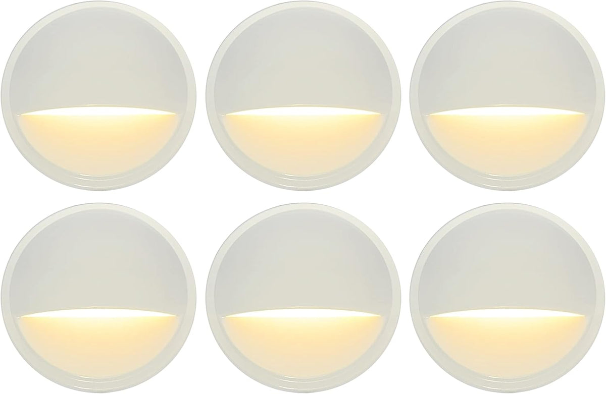 Low Voltage 12V LED 2W Step Light, 6 Pack U881135