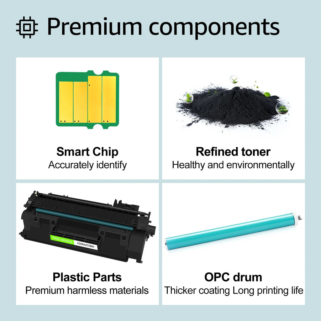 4 Pack Black Toner Cartridge Q691523