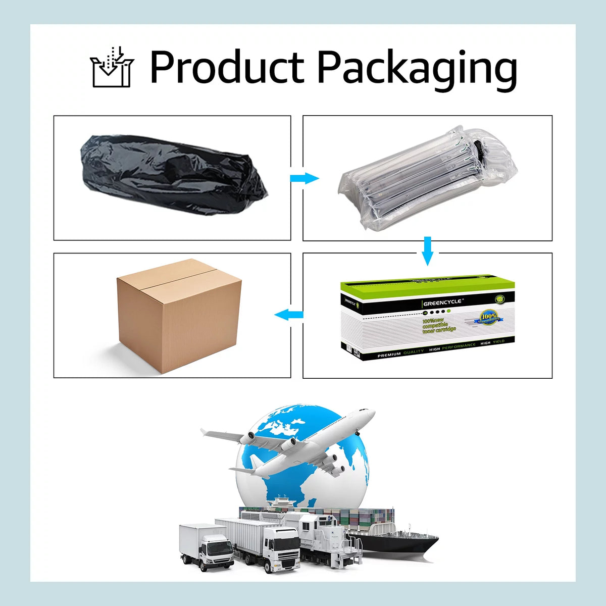4 Pack Black Toner Cartridge Q691523