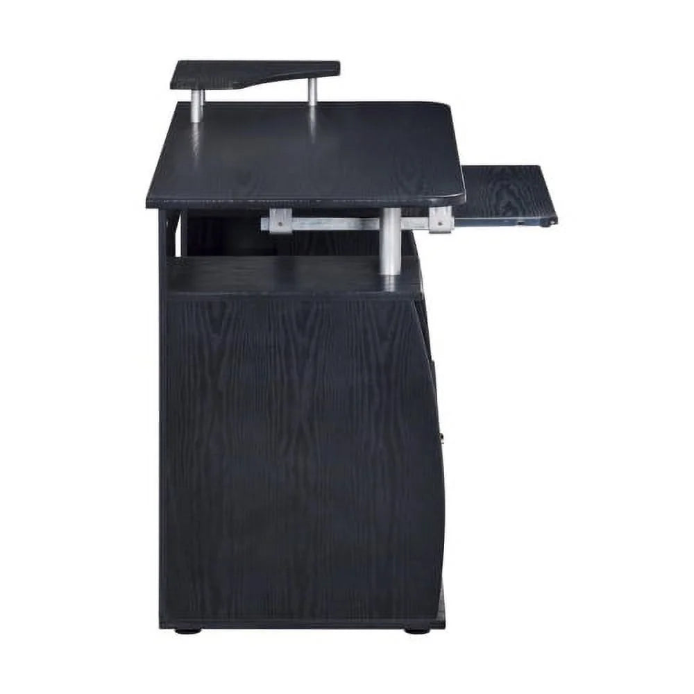 Espresso Computer Workstation Desk With Storage V25359