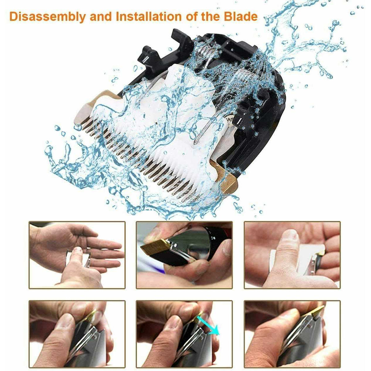 Dog Shaver Clippers Low Noise Rechargeable Cordless Electric Quiet Hair Clippers Set P828