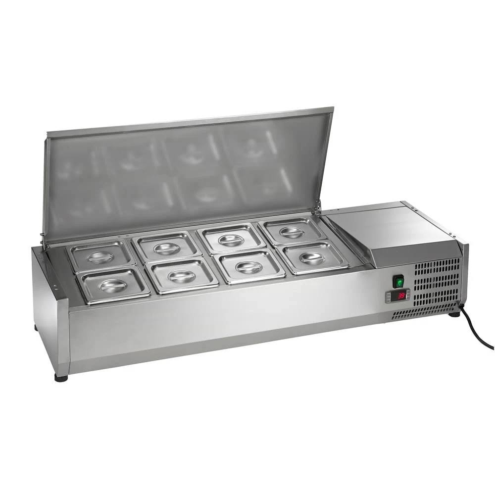 48" Refrigerated Countertop Condiment Prep Station U3344