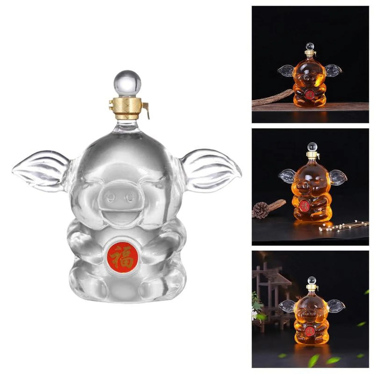 Whisky Decanter Glass 1000ml P955