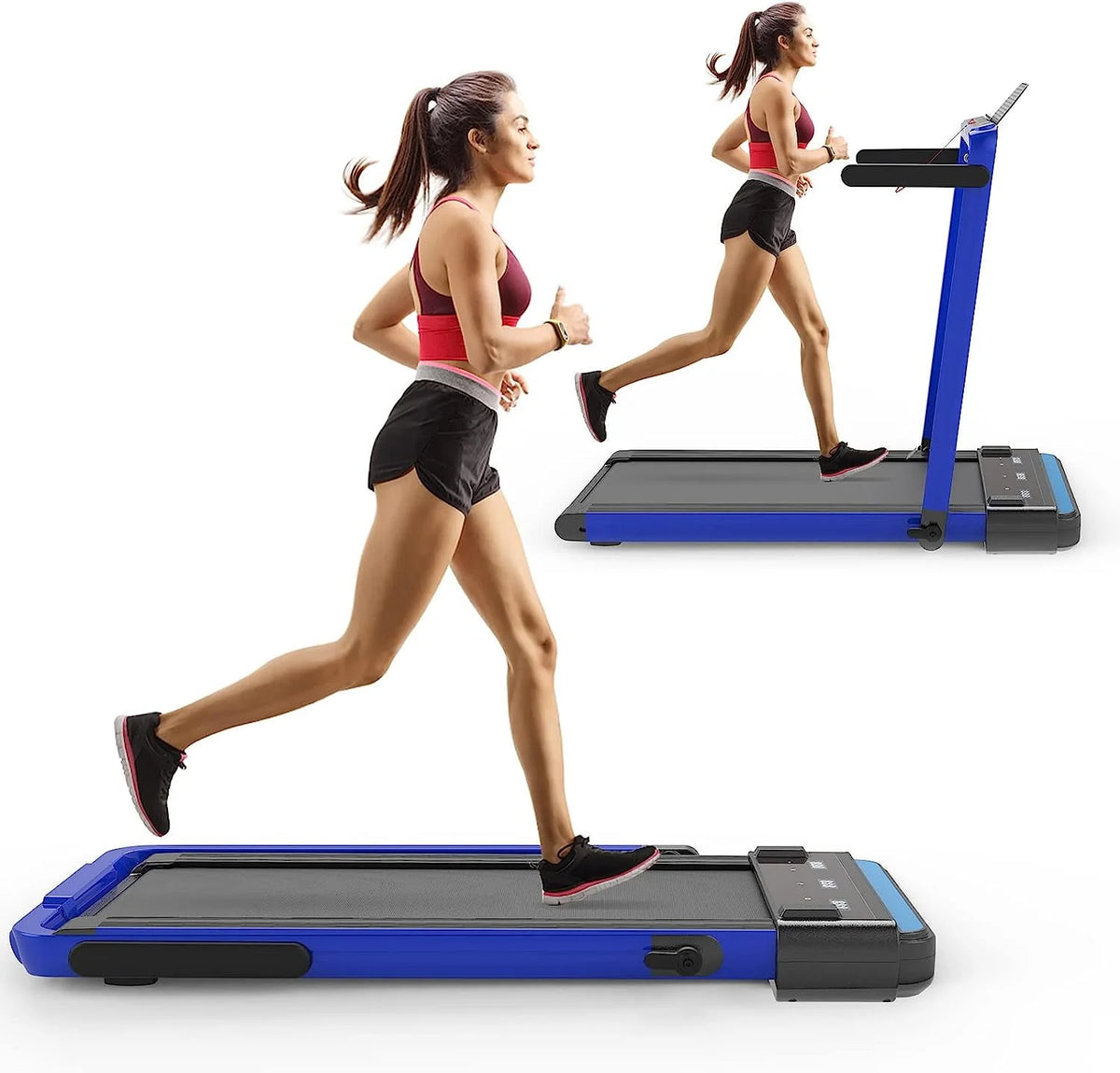 2 in 1 Folding Portable Under Desk Treadmill F623