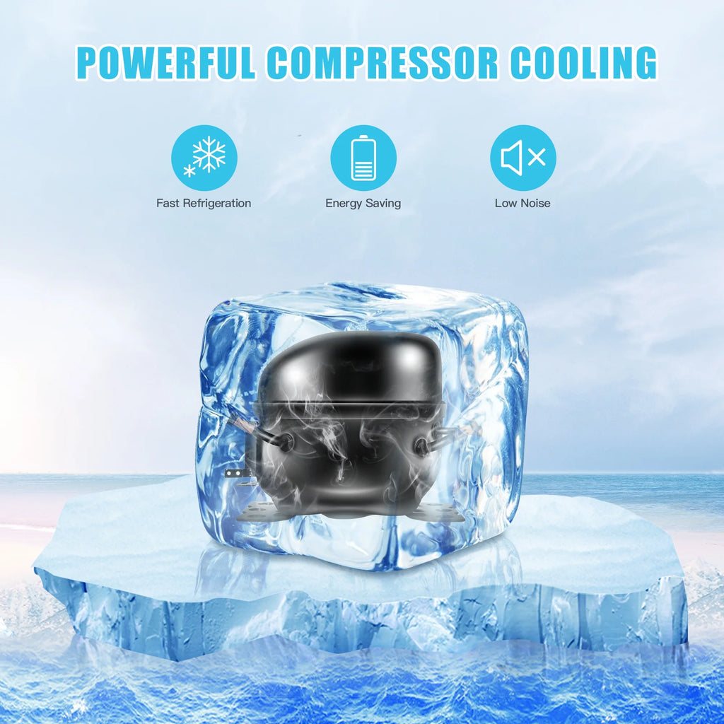 Portable 2 in 1 Ice Maker & Shaver with Ice Scoop M120814