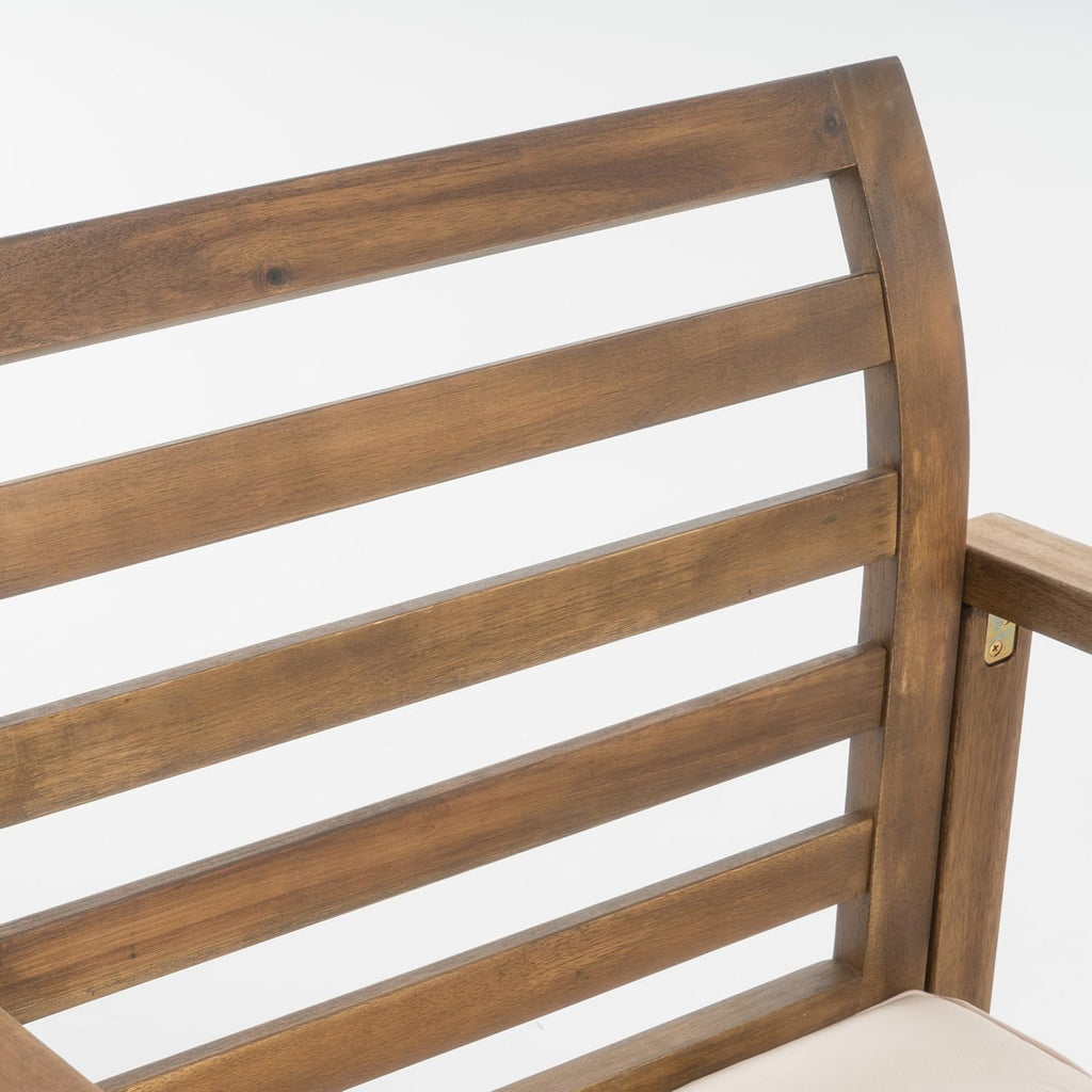 Acacia Wood Club Chairs 2-Pcs Set N211