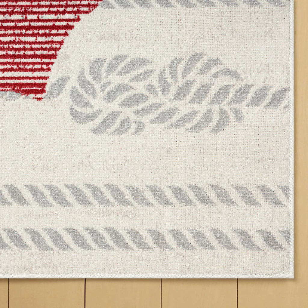 Ivory/Grey Indoor/Outdoor Area Rug X4507