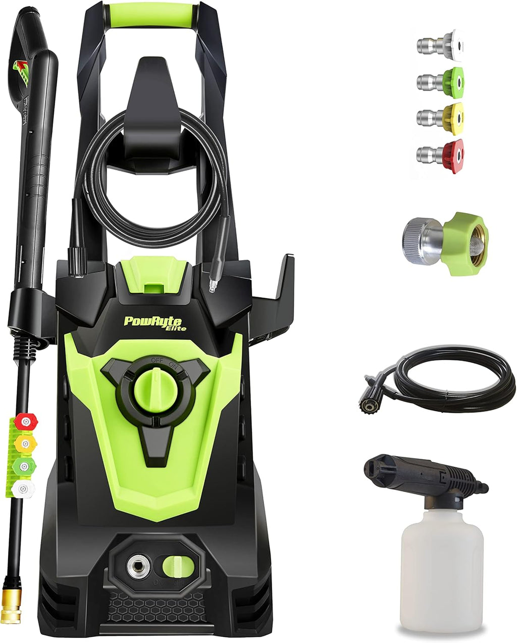 2200 PSI 2.0 GPM Electric Pressure Washer with 4 Nozzles Foam Cannon R89714