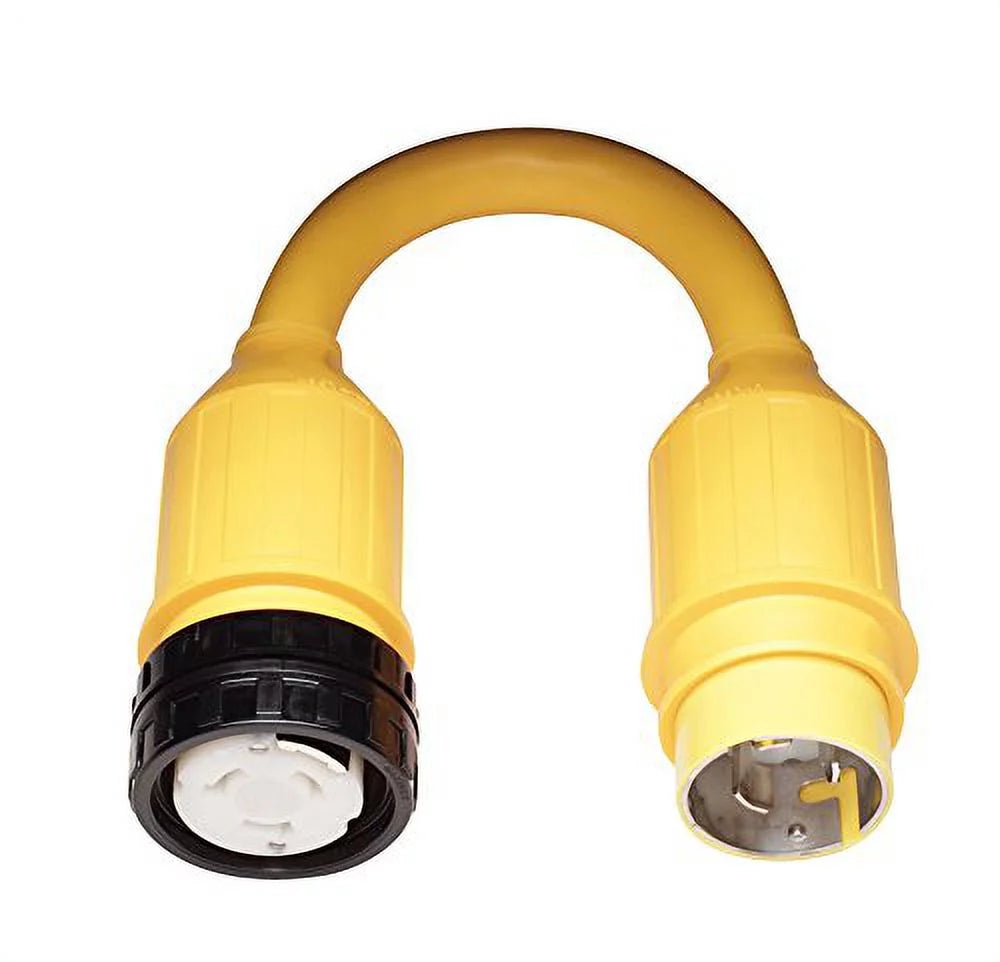 50-Amp Locking Male to 50-Amp 125/250-Volt Locking Female Shore Power Adapter R47329