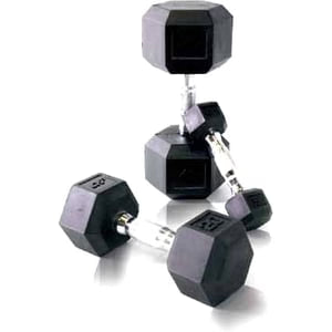 50lb Coated Hex Dumbbell K92260
