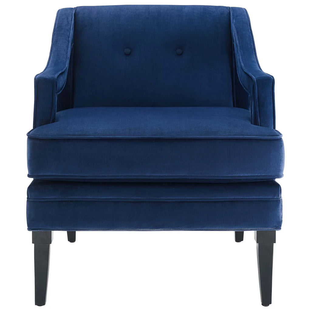 Navy Performance Velvet Set of 2 Living Room Set C82228