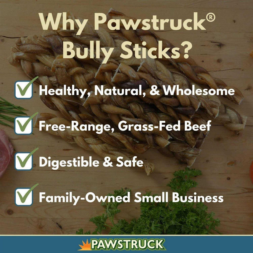 Braided Bully Sticks Dog Treats L95427