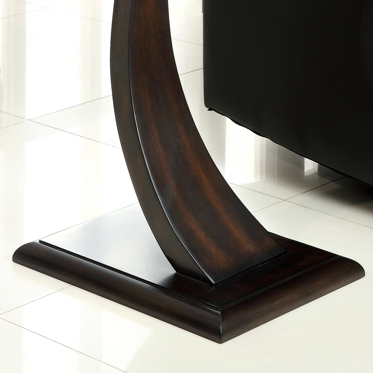 Modern Dark Walnut Side Table Q722620