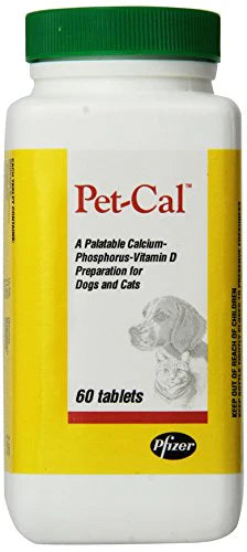Pet Cal Tablets 60CT F90426