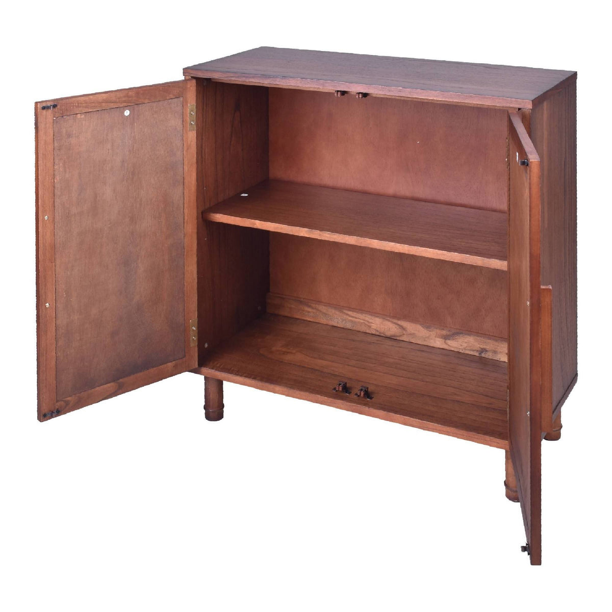 Brown 2 Door Wood Cabinet W69874