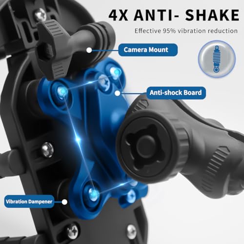 Motorcycle Phone Mount Holder Metal Stand 4.7-7 Inch S929