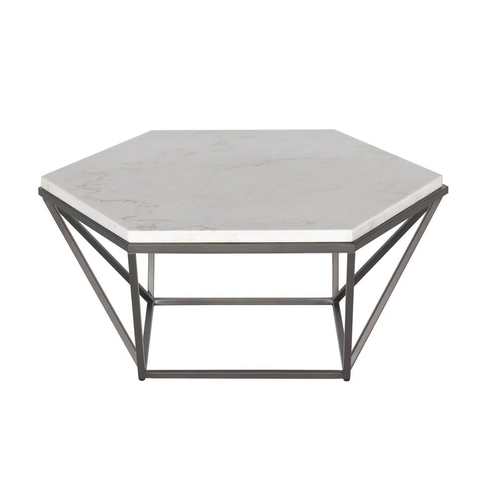 White Marble Top Cocktail Table G1511