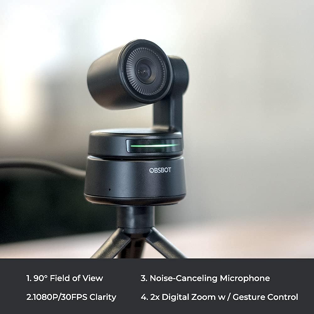 Full HD 1080p PTZ Webcam with Dual Omni-Directional Mics M497