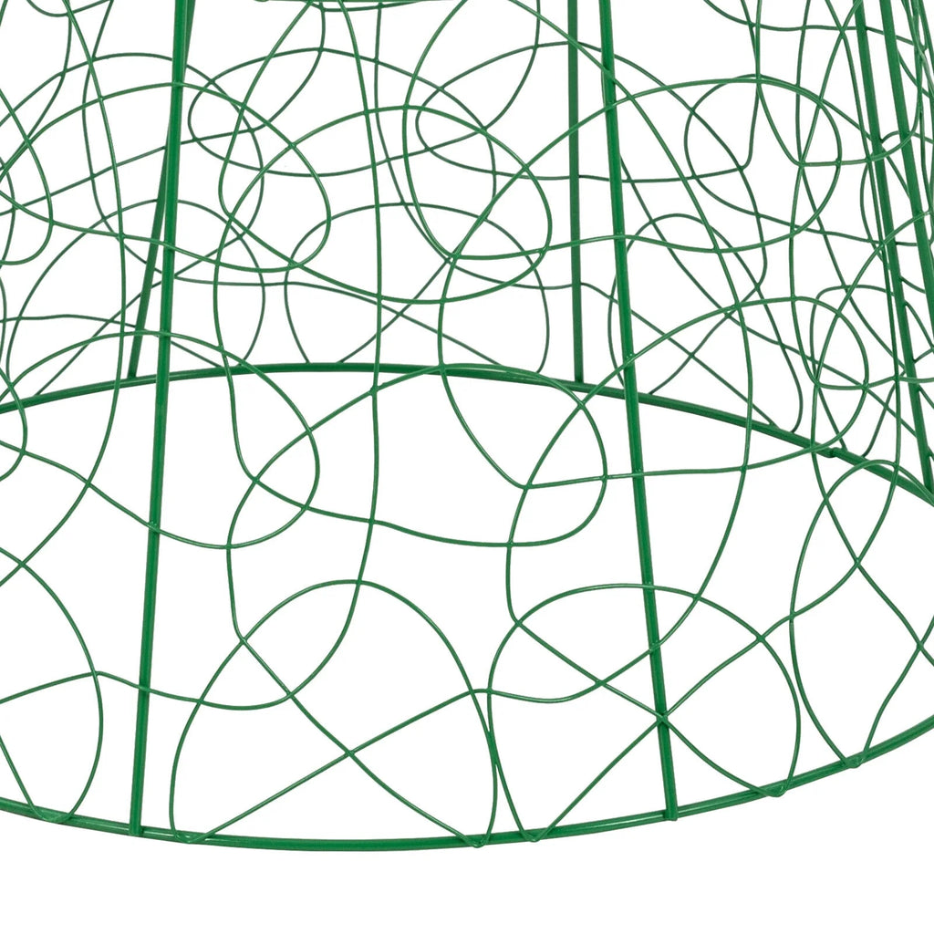 20PCS Garden Chicken Wire Cloche Plant Protector and Cover Iron Black/Green H474