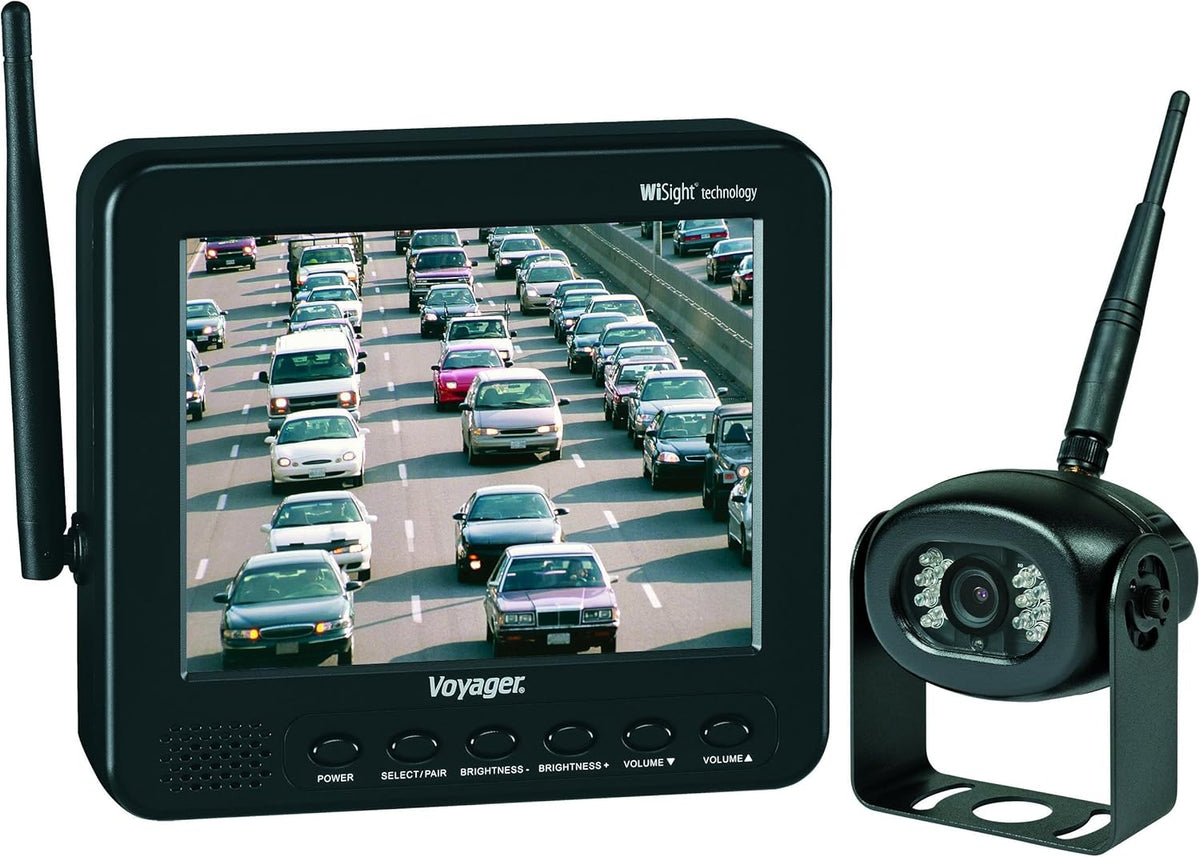 Wireless Camera System with Built-in Speaker, 5.6 TFT LCD, Waterproof F63944