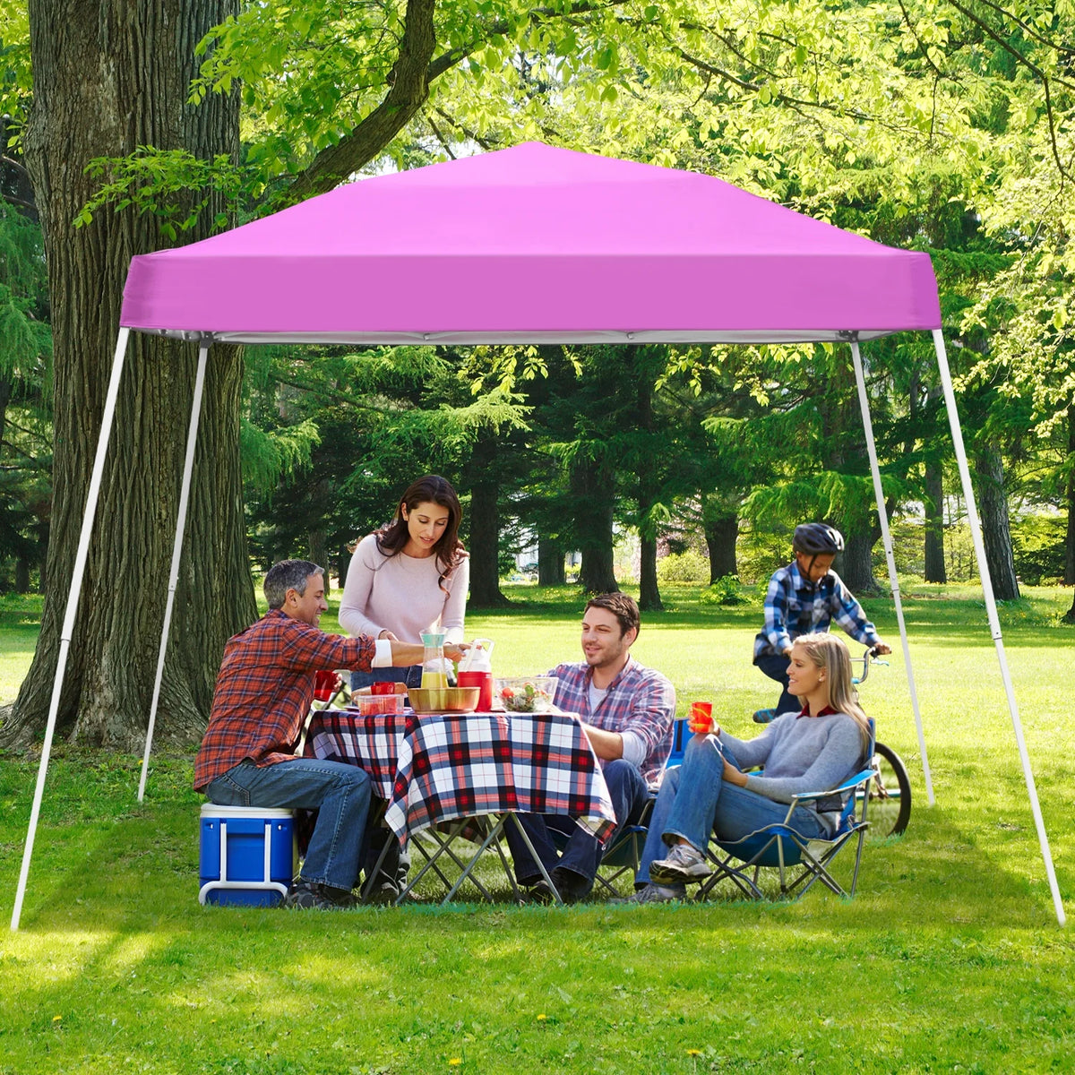 10'x10' Pop Up Canopy Tent with Carrying Bag E16418