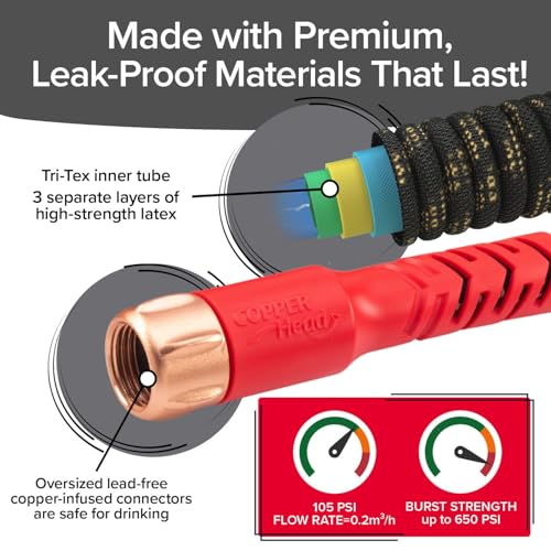 Expandable Garden Hose 75 FT with 10 Pattern Sprayer X57547