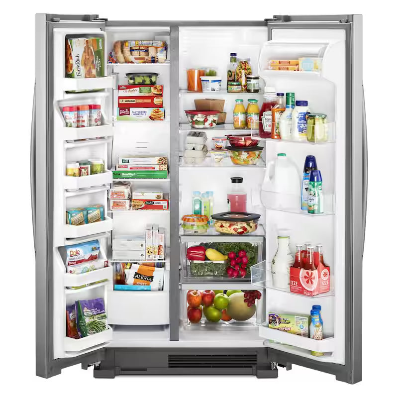 25 cu. ft. Side by Side Stainless Steel Refrigerator Z509