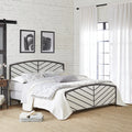Gray Bronze Metal King Bed G8456