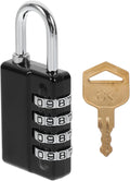 Resettable Waterproof Padlock with Keys Q56359