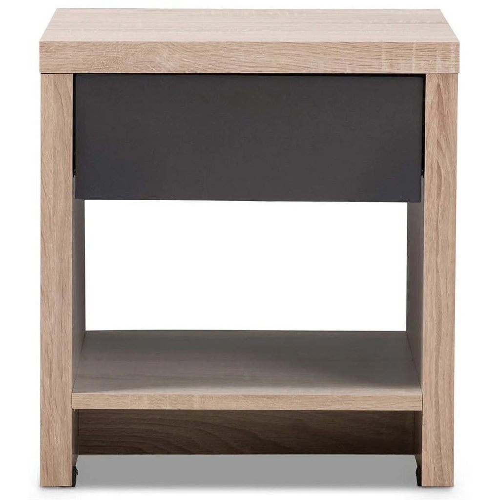 1 Drawer Wood Nightstand V339733