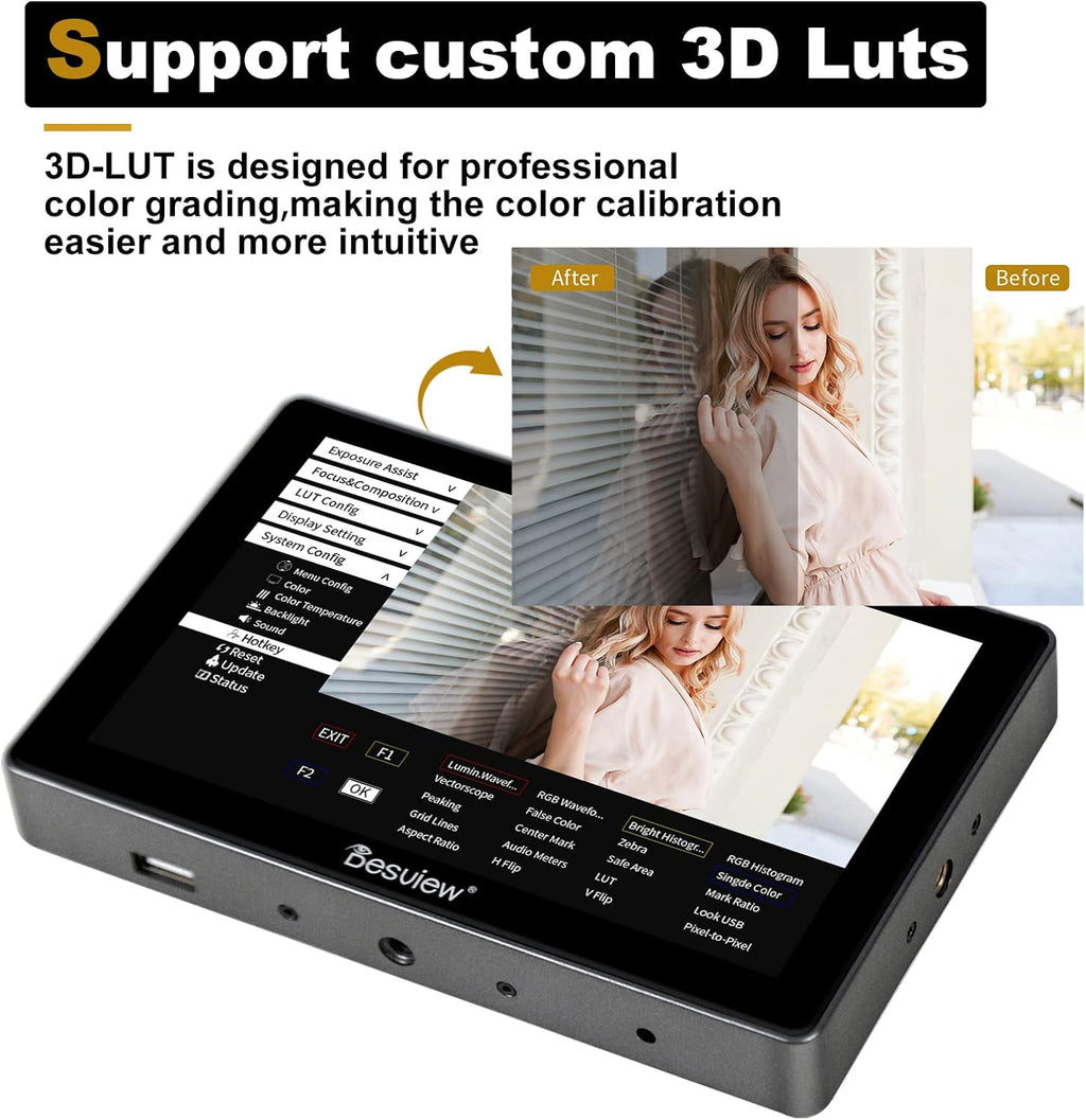 7 inch Touch Screen Camera Field Monitor H808012