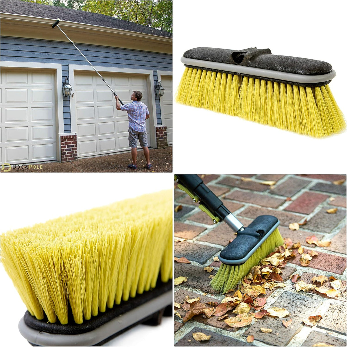 24 Foot High Reach Brush Kit with 6-24 Foot Extension Pole J4375