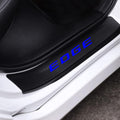 Carbon Fiber Vinyl Car Door Sill Protector Q868249