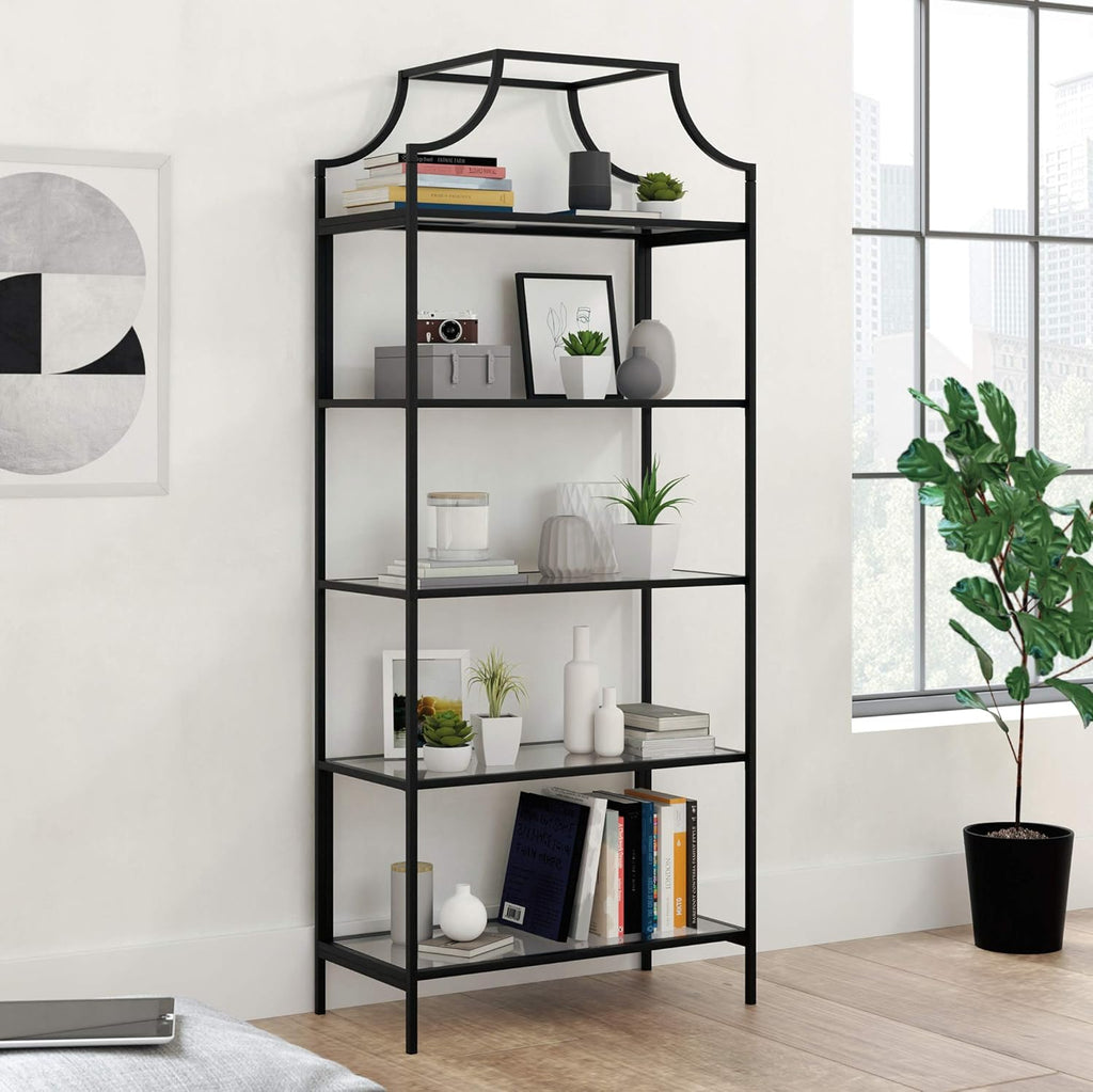 Black Bookcase S718113